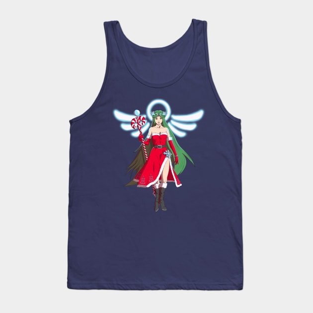 Christmas Angel Tank Top by leo_queval